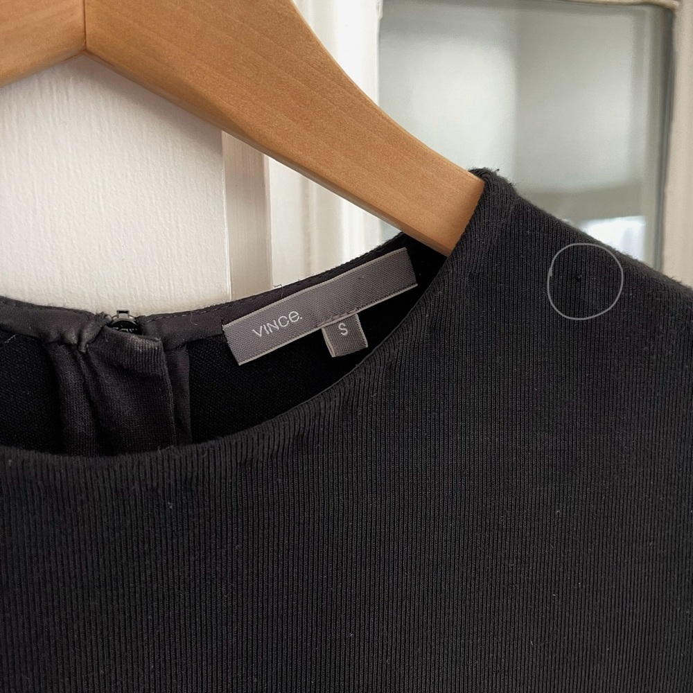 Vince Soldvince Straight Ribbed Sleeveless Midi Dress - Picture 8 of 15